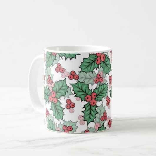 Beautiful Mistletoe Kaffeetasse (Vorderseite Links)