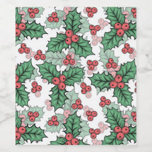 Beautiful Mistletoe Weinetikett