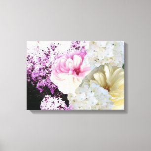 Beautiful Mixed Florals Canvas Print Leinwanddruck