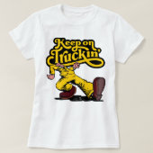 Beautiful Model Artist Ed Roth Painter gibt Musik T-Shirt (Design vorne)