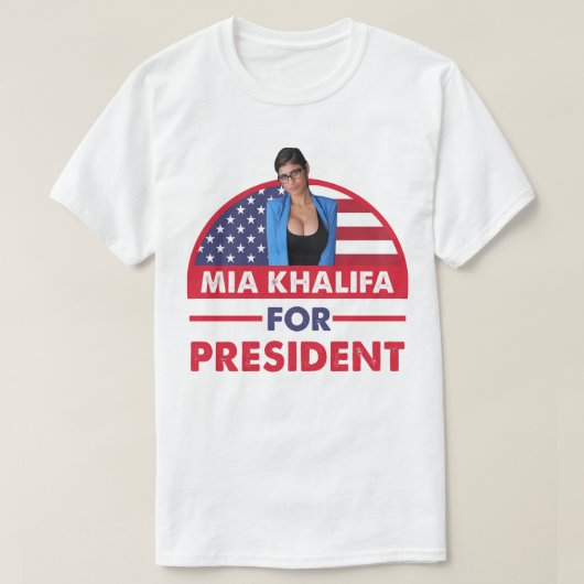 Beautiful Model Mia Khalifa Awesome For Movie Fans T-Shirt (Design vorne)