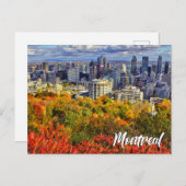 Beautiful Montreal, Quebec, Canada Postkarte (Vorne/Hinten)