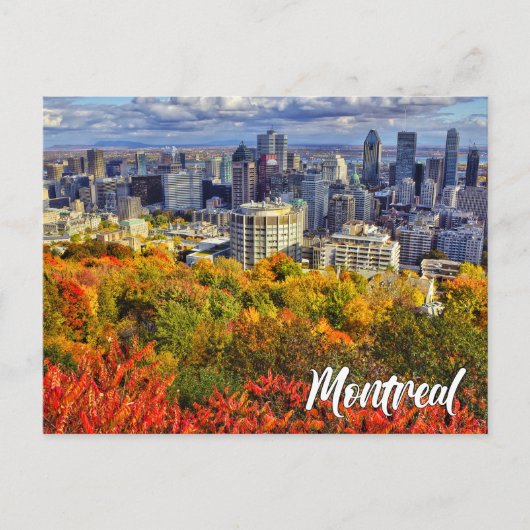 Beautiful Montreal, Quebec, Canada Postkarte (Vorderseite)