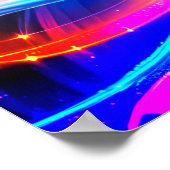 Beautiful Moon Goddess Poster (Ecke)