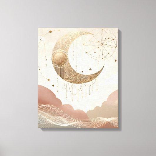 Beautiful Moon Leinwand Art (Vorderseite)