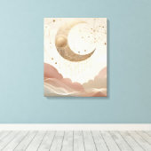 Beautiful Moon Leinwand Art (Insitu (Holzboden))
