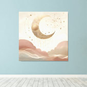 Beautiful Moon Leinwand Art (Insitu (Holzboden))
