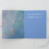 Beautiful Morning Glory Customizable Karte (Innenseite)