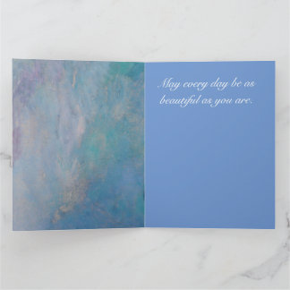 Beautiful Morning Glory Customizable Karte