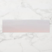 Beautiful Morning Sky Gradient Custom Foto Wasserflaschenetikett (Einzelnes Label)