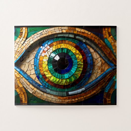 Beautiful Mosaic Eye Jigsaw Puzzle (Horizontal)