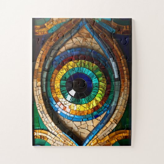 Beautiful Mosaic Eye Jigsaw Puzzle (Vertikal)