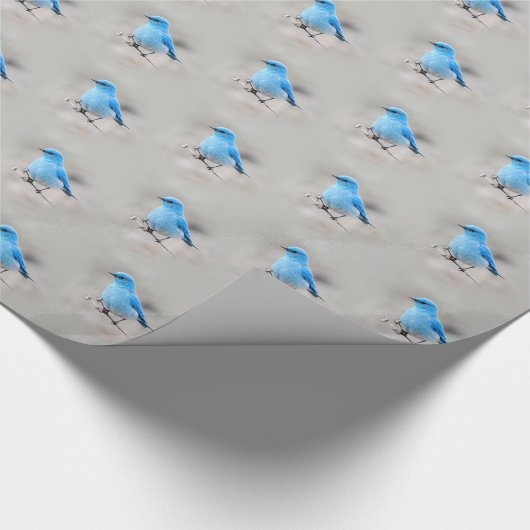 Beautiful Mountain Bluebird Geschenkpapier (Ecke)