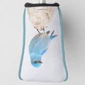 Beautiful Mountain Bluebird Golf Headcover (Rotieren 90)