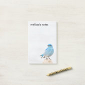 Beautiful Mountain Bluebird Post-it Klebezettel (Auf Schreibtisch)
