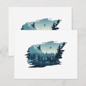 Beautiful Mountain, Nature Trees and Forest (Vorne/Hinten)