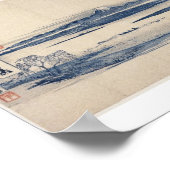 Beautiful Mt. Fuji in Japan circa 1800s Poster (Ecke)