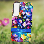 Beautiful Multicolor Ihr Name Personalisiert flora Samsung Galaxy Hülle<br><div class="desc">Dieses florale Samsung Handy ist eine Schönheit. Das hübsche Blumendesign besticht durch eine Vielzahl von Farben mit einem Spot,  um Ihren Namen direkt auf der Vorderseite einzufügen.</div>