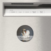 Beautiful Mute Swan Wedding Magnet (In Situ (Geschirrspüler))