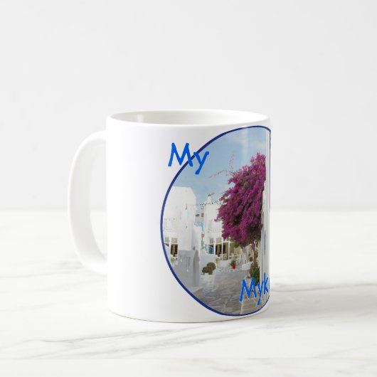 Beautiful Mykonos Kaffeetasse (Vorderseite Links)