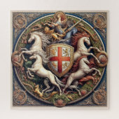 "Beautiful Mystical Horses" England 36 Puzzle (Vertikal)