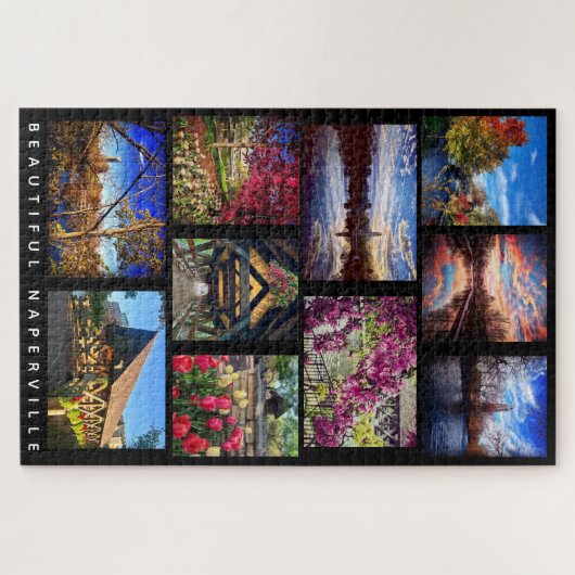 Beautiful Naperville - 10 Szenen rund um die Stadt Puzzle (Horizontal)