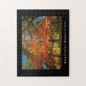 Beautiful Naperville - Herbstblätter Puzzle (Vertikal)