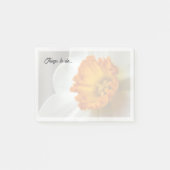 Beautiful Narcissus Bloom Macro Post-it Klebezettel (Vorderseite)