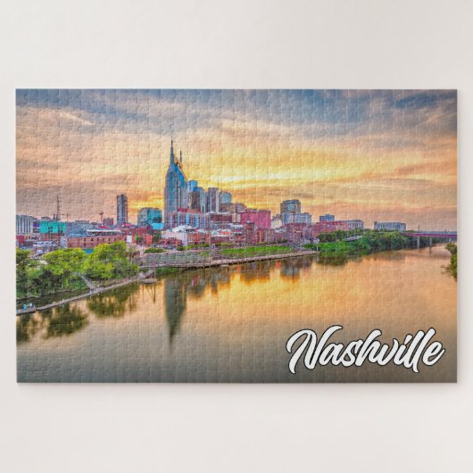 Beautiful Nashville, Tennessee, Vereinigte Staaten Puzzle (Horizontal)