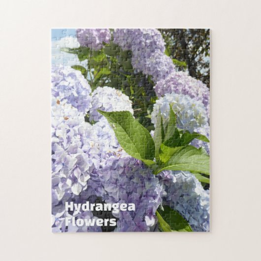 Beautiful Nature Hydrangea Garden Flower Puzzle (Vertikal)