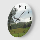 Beautiful nature scene clock große wanduhr (Winkel)