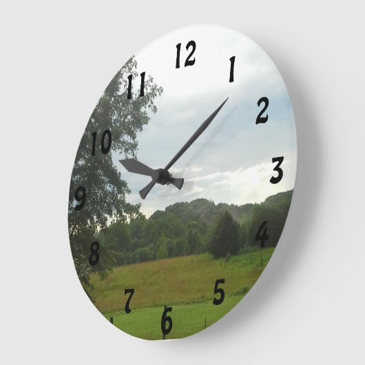 Beautiful nature scene clock große wanduhr (Winkel)