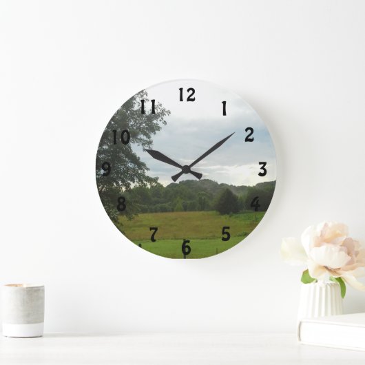 Beautiful nature scene clock große wanduhr (Zuhause)