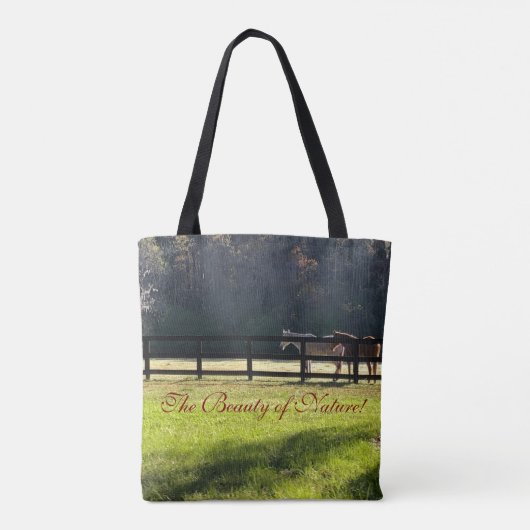 Beautiful Nature Scenery, Tote Bag Tasche (Rückseite)