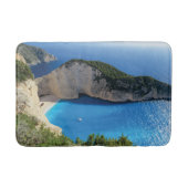 Beautiful Navagio Beach, Griechenland Badematte (Vorderseite)