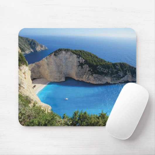 Beautiful Navagio Beach, Griechenland Mousepad (Mit Mouse)