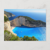 Beautiful Navagio Beach, Griechenland Postkarte (Vorderseite)