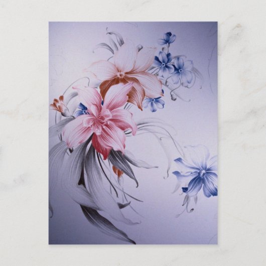 Beautiful Nelumbo Postkarte (Vorderseite)