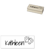 Beautiful Niedlich Butterfly Signature Name Custom Gummistempel (Stempel)
