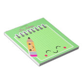 Beautiful Niedlich Green Teacher Wertschätzung Notizblock (angewinkelt)