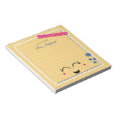 Beautiful Niedlich Orange Teacher Wertschätzung Notizblock (angewinkelt)