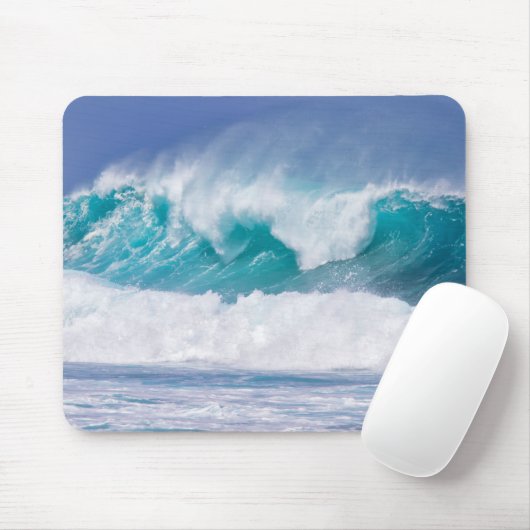 Beautiful North Shore Beach Honolulu Hawaii Mousepad (Mit Mouse)