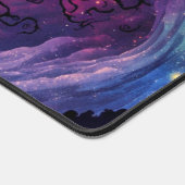 Beautiful Northern Lights Lit Sky Illustration Schreibtischunterlage (Ecke)