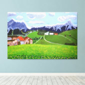 Beautiful Norway Canvas Print Leinwanddruck (Insitu (Holzboden))