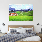 Beautiful Norway Canvas Print Leinwanddruck (Insitu (Schlafzimmer))