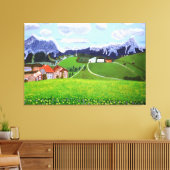 Beautiful Norway Canvas Print Leinwanddruck (Insitu (Wohnzimmer))
