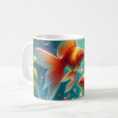 Beautiful Nowruz Goldfish Kaffeetasse (Vorderseite Links)