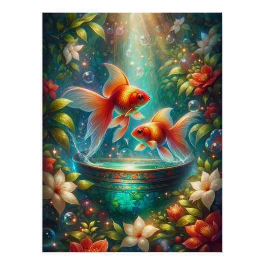 Beautiful Nowruz Goldfish Poster (Vorderseite)