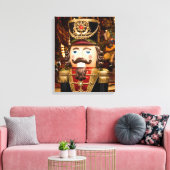 Beautiful Nutcracker Figure Christmas Frame It Leinwanddruck (Insitu (Wohnzimmer))
