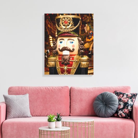 Beautiful Nutcracker Figure Christmas Frame It Leinwanddruck (Insitu (Wohnzimmer))